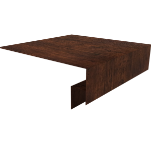 Планка околооконная сложная Блок-Хаус new Grand Line 250х50х27 (j-фаска) 0,45 Print-Double Premium Cherry Wood Dark F (2м)