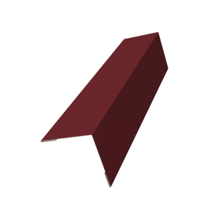 Угол внешний 70х70 0,4 PE с пленкой RAL 3005 красное вино (3м)