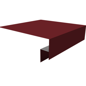 Планка околооконная сложная Блок-Хаус new Grand Line 250х50х27 (j-фаска) 0,5 PE с пленкой RAL 3005 красное вино (2м)