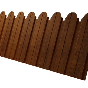 Профнастил C10B фигурный 0,4 Print Premium Golden Wood Intense FTC