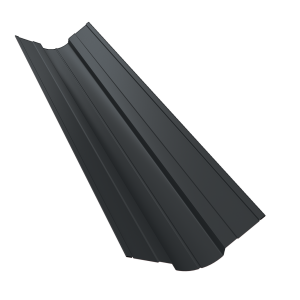 Планка ендовы верхней фигурной 70x70 0,5 Velur X RAL 7016 антрацитово-серый (3м)