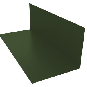 Планка примыкания 130х160мм 0,5 Satin Matt TX RAL 6020 хромовая зелень (2м)