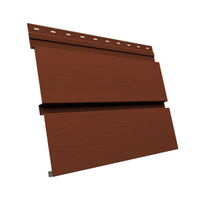 Квадро брус 3D 0,45 Drap ST с пленкой RAL 8004 терракота