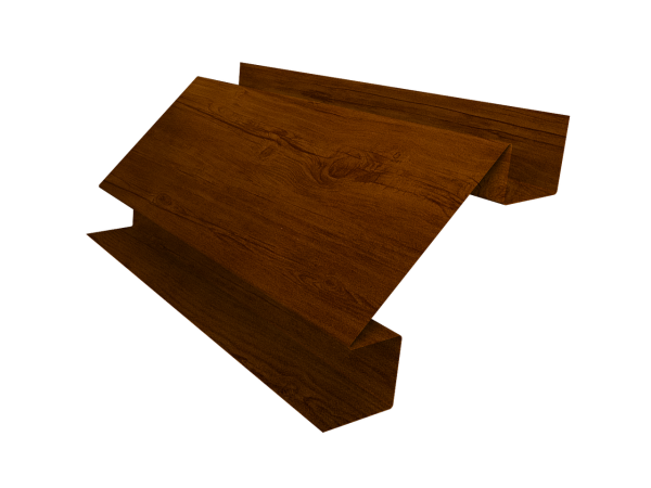 Планка угла внутреннего сложного Блок-Хаус new Grand Line 0,45 Print-Double Premium Golden Wood Intense F (2м)