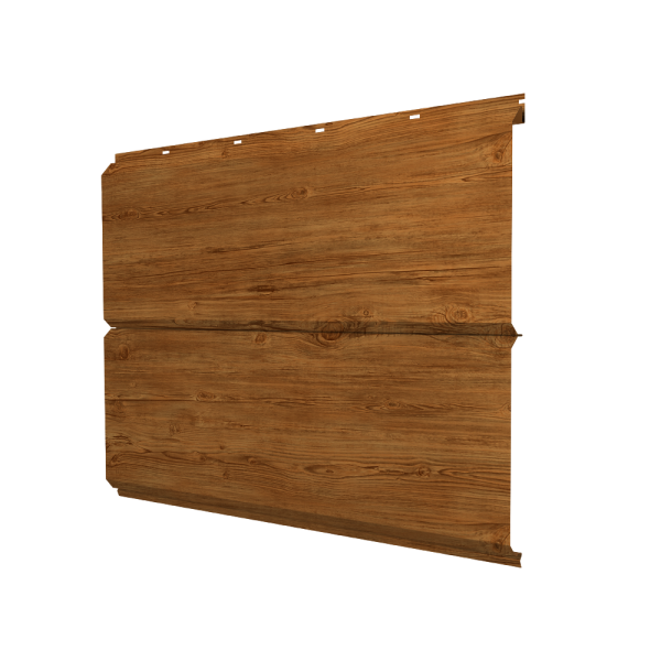 ЭкоБрус new 0,45 Print Elite с пленкой Golden Wood TwinColor