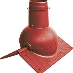 Элемент коньковый Krovent Pipe-Cone красный