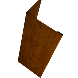 Нащельник (для калиток и ворот) 25х35 жалюзи Milan, Tokyo, Palermo 0,45 Print-double Premium Golden Wood Intense F (L2,0)