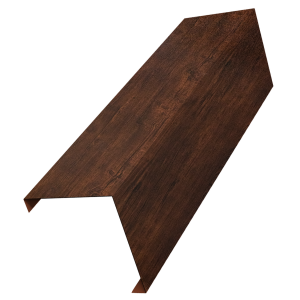 Декоративная накладка на столб универсальная угловая 60х60 для забора жалюзи 0,45 Print Premium Cherry Wood Dark FTC (1,8м)