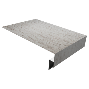 Планка околооконная сложная 250х50х18 (j-фаска) 0,45 Print Elite Snow Wood TwinColor (2м)