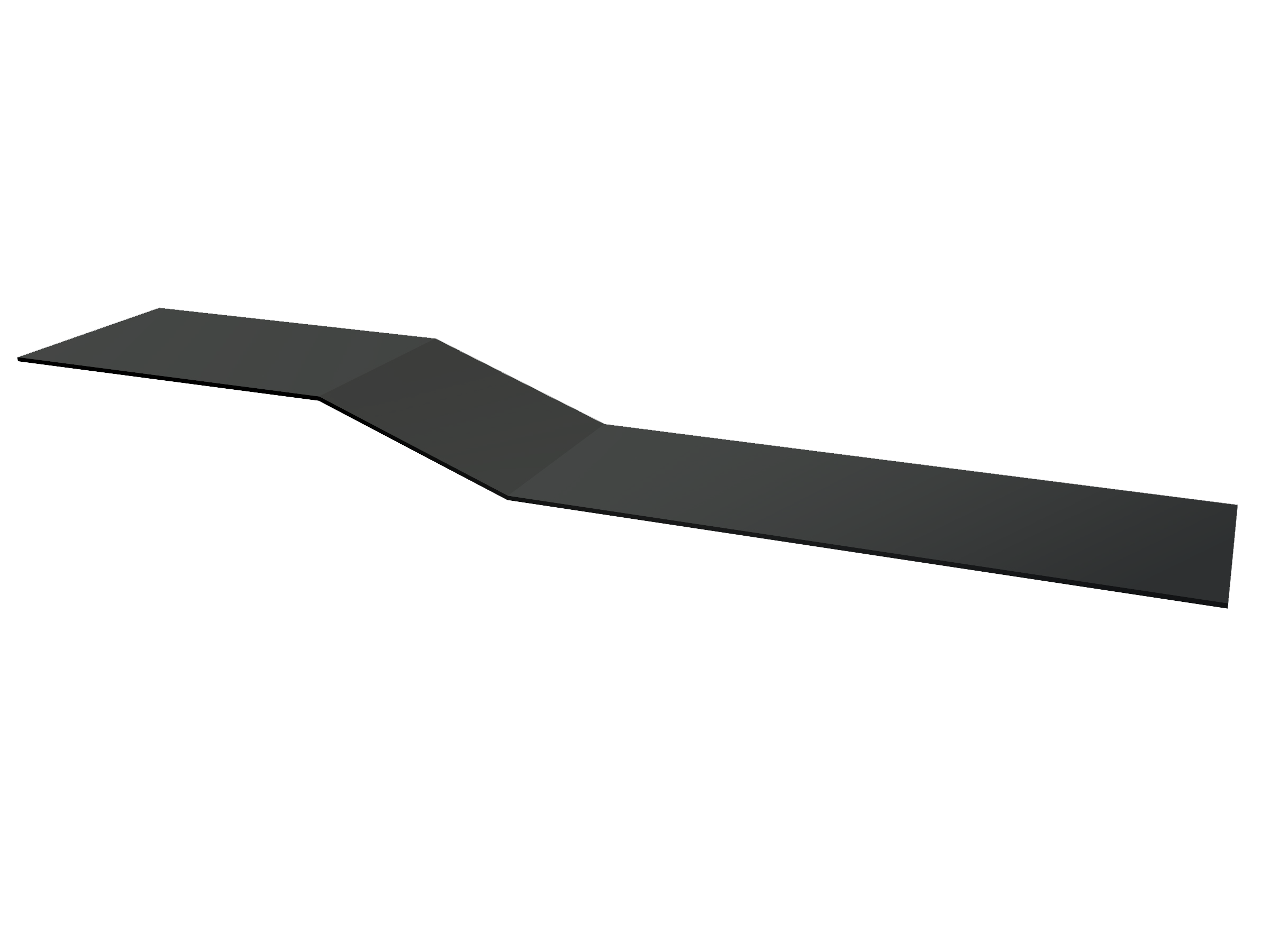 Планка крепежная фальц Grand Line 0,5 Satin Matt TX RAL 7016 антрацитово-серый (3м)