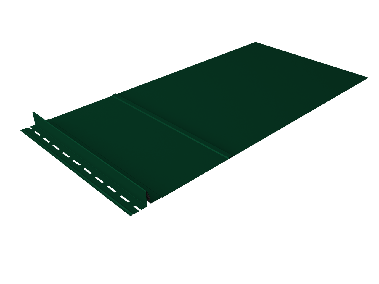 Элемент обхода Кликфальц Pro левый 0,5 Satin Matt RAL 6005 зеленый мох