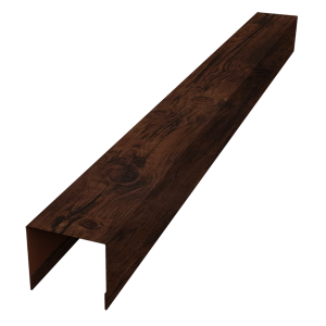 Стойка боковая крепежная для забора жалюзи Palermo 0,45 Print Elite Cherry Wood TwinColor (3м)
