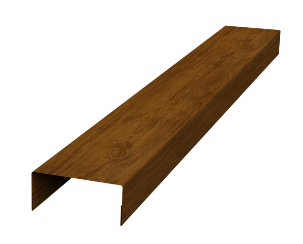 Крышка 45х20 жалюзи Texas 0,45 Print Elite Golden Wood TwinColor (2,5м)