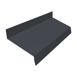 Отлив простой 70 0,45 Drap TwinColor RAL 7024 мокрый асфальт (3м)