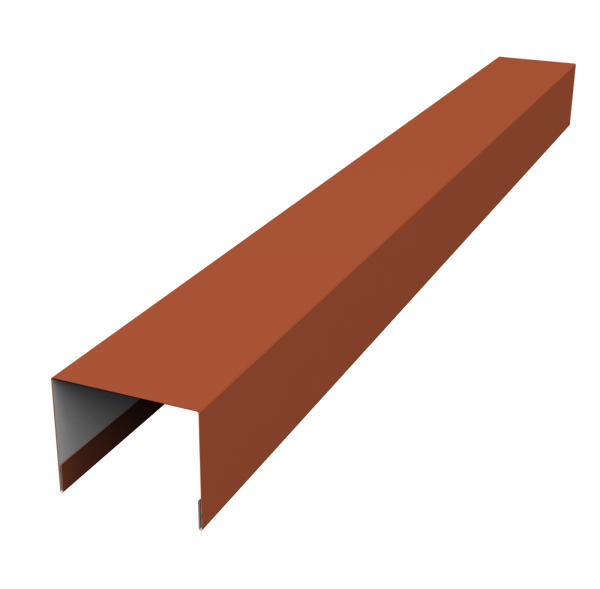 Крышка жалюзи Palermo 0,45 Drap TR RAL 8004 терракота (2м)