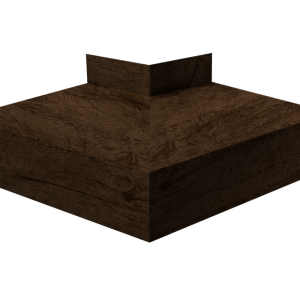 Угол отлива внешний 100 0,45 Print-Double Premium с пленкой Antique Wood