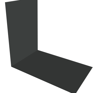 Планка снегозадержания усиливающая 0,45 Drap RAL 7016 антрацитово-серый (2м)