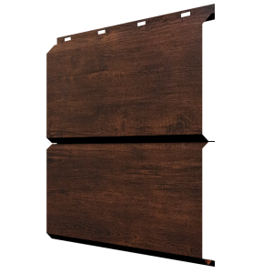 Софит ЭкоБрус new без перфорации 0,45 Print Premium Cherry Wood Dark FTC