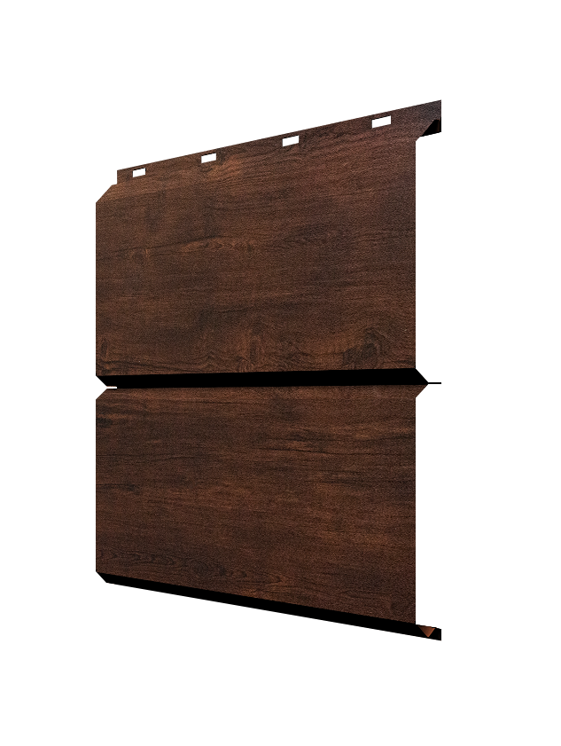 Софит ЭкоБрус new без перфорации 0,45 Print Premium Cherry Wood Dark FTC