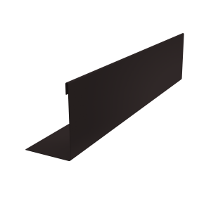 Нащельник 125 Texas 25х35 0,5 Velur X RAL 9005 черный (L2,0)