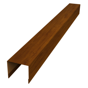 Стойка боковая крепежная для забора жалюзи Palermo 0,45 Print Premium Golden Wood Intense FTC (1,8м)