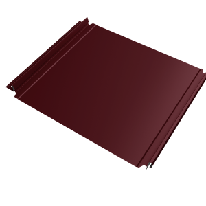 Кликфальц Double Pro Grand Line 0,5 Satin Matt TX с пленкой на замках RAL 3005 красное вино