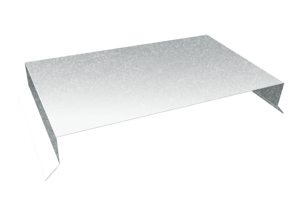 Парапетная крышка прямая 390мм 0,7 Zn (2м)
