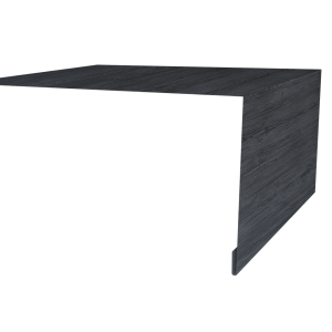 Планка околооконная простая 250х50 0,45 Print Premium Grey Wood TwinColor (2м)