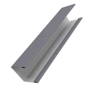 Крышка жалюзи Milan Slim 0,45 Drap RAL 7004 сигнальный серый (2,5м)