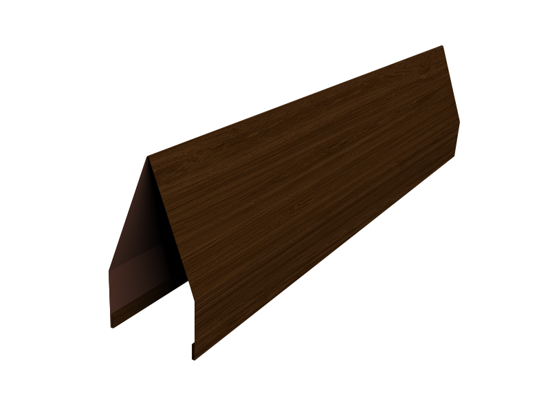 Ламель забора жалюзи Tokyo new 0,45 Print Elite Choco Wood TwinColor