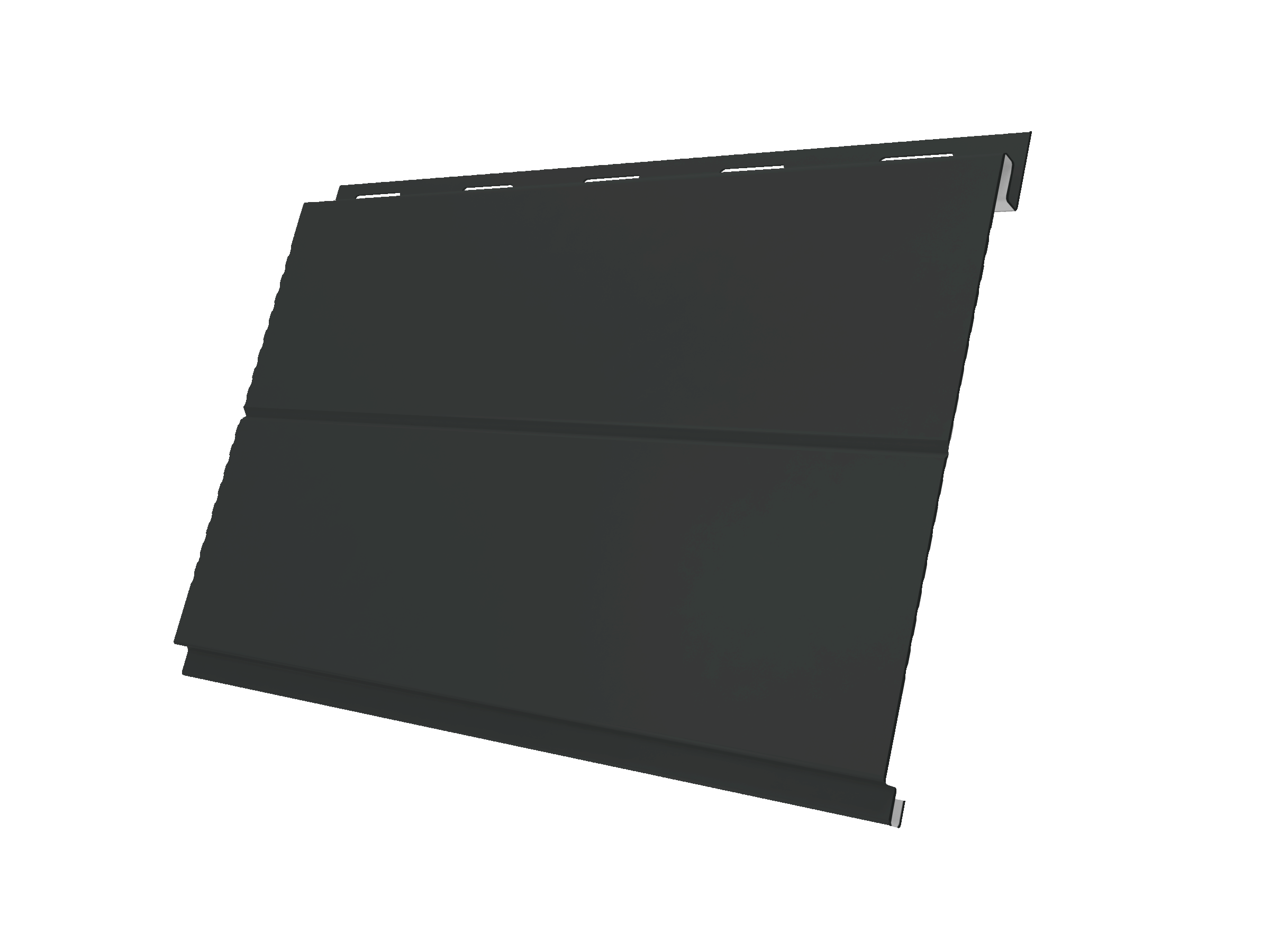 Софит Вертикаль 0,2 line Grand line 0,5 Drap TX с пленкой RAL 7016 антрацитово-серый