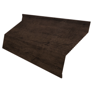Ламель забора жалюзи Milan new gofr 0,45 Print-Double Premium с пленкой Antique Wood