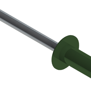 Заклёпка вытяжная Daxmer 4,8х12 (1000шт) алюм/сталь RAL 6002