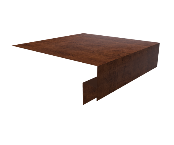 Планка околооконная сложная 200х50х18 (j-фаска) 0,4 Print Premium Cherry Wood Fresh TwinColor (2м)