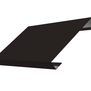 Ламель лицевая 150 забора жалюзи Texas 0,5 Drap с пленкой RAL 9005 черный