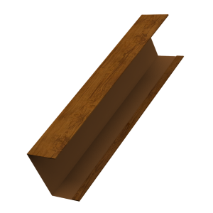 Крышка жалюзи Milan, Tokyo (для калиток, ворот) 0,45 Print Elite Golden Wood TwinColor (2м)