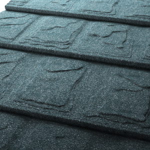Лист композитной черепицы Gerard Slate dark silver