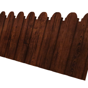 Профнастил C10B фигурный 0,45 Print Elite Cherry Wood TwinColor