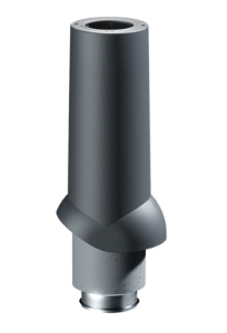 Выход вентиляционный Docke Premium изолированный 125/500 чёрный