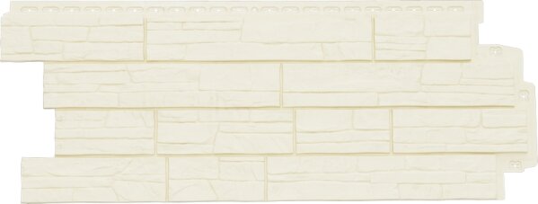 Фасадная панель Grand Line Сланец Classic молочный