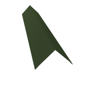 Угол внешний 110х110 0,5 Satin Matt TX RAL 6020 хромовая зелень (3м)