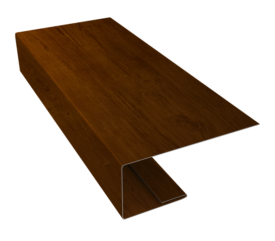 J-Профиль 18мм 0,45 Print-Double Premium Golden Wood Intense F (3м)