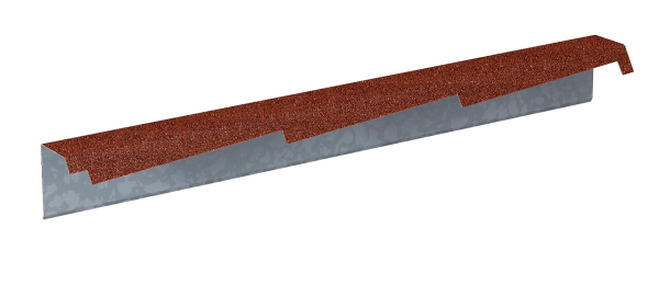 Планка фронтонная резная правая Gerard 1,2м (сталь), цвет 231