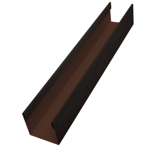 Стойка жалюзи Milan Slim 0,45 Print Elite Coffee Wood TwinColor (2м)