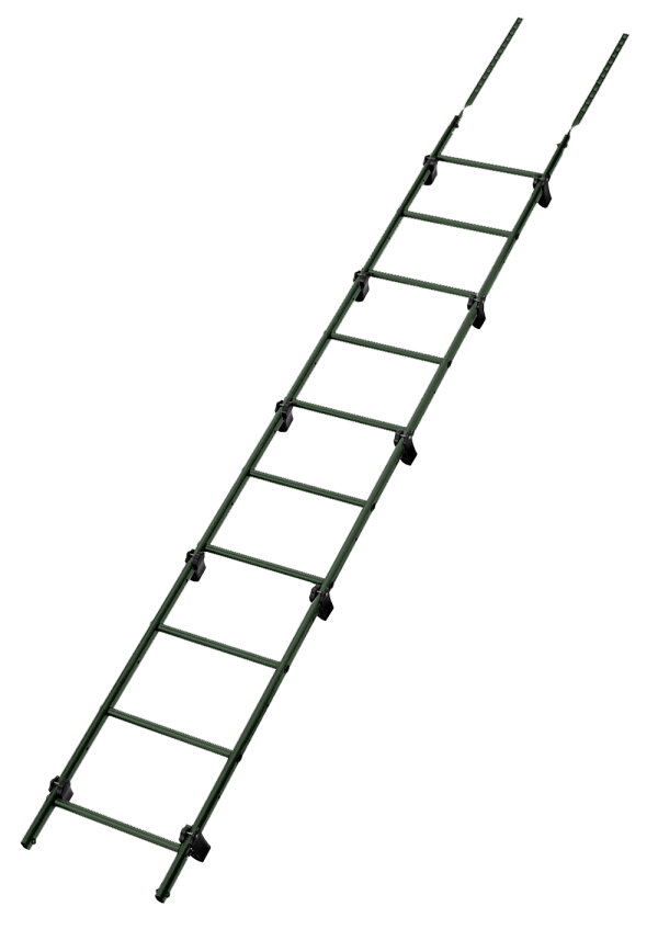 Лестница кровельная Grand Line RAL 6020 2,76м