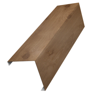 Декоративная накладка на столб универсальная угловая 62х55 для забора жалюзи 0,45 Print Premium Pine Wood Fresh (3м)