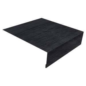 Планка околооконная простая 200х75 0,45 Print Premium Grey Wood TwinColor (3м)