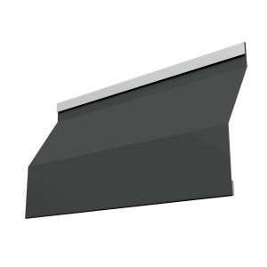 Ламель забора жалюзи Milan Slim 0,5 PurPro Matt 275 с пленкой RAL 7016 антрацитово-серый