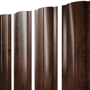 Штакетник Круглый с прямым резом 0,45 Print Elite Cherry Wood TwinColor