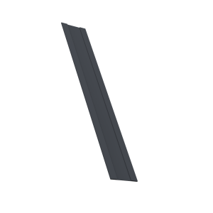 Крепежная планка жалюзи Milan, Milan Slim, Tokyo 0,45 PE-Double RAL 7024 мокрый асфальт (2м)